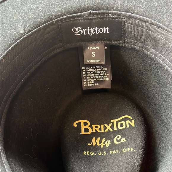 Britton Wool Men's Black Fedora Hat - Picture 2 of 3